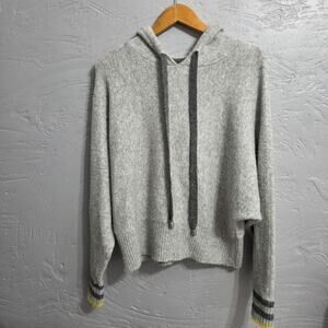 Pringle Of Scotland H&M grey hoodie sweater woman's size Medium